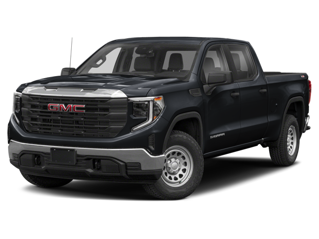 Front side view of 2024 GMC Sierra 1500 Pro