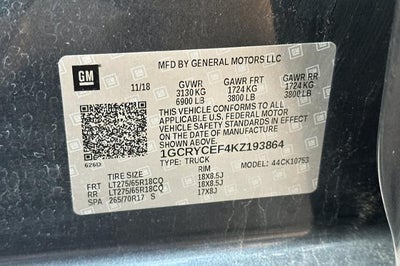 2019 Chevrolet Silverado 1500 Custom Trail Boss