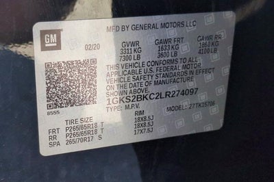 2020 GMC Yukon SLT