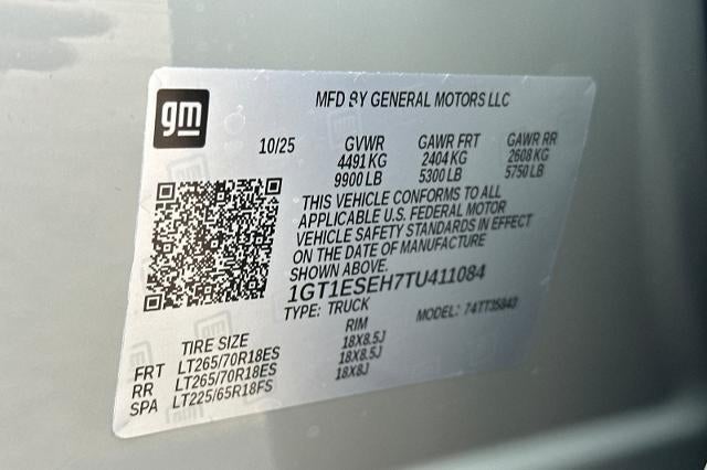 2026 GMC Sierra EV Elevation Standard Range