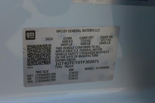 2026 GMC Sierra 3500 HD SLE DRW