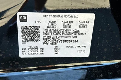 2025 GMC Sierra 2500 HD AT4X