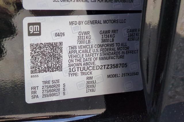 2026 GMC Sierra 1500 Elevation