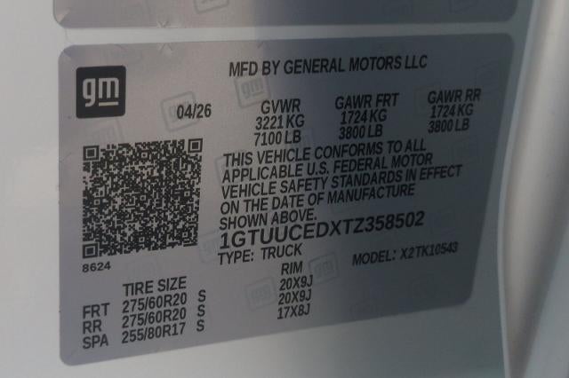 2026 GMC Sierra 1500 Elevation