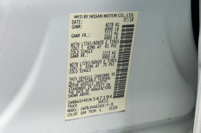 2018 Nissan Titan XD SL