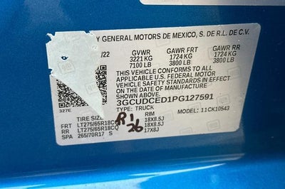 2023 Chevrolet Silverado 1500 Custom Trail Boss