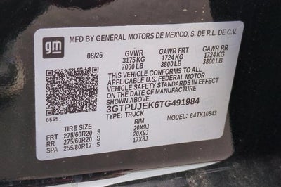 2026 GMC Sierra 1500 Elevation