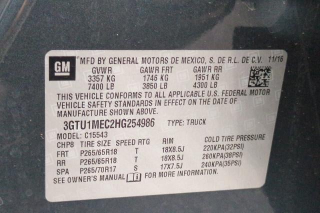 2017 GMC Sierra 1500 SLE