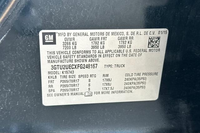 2015 GMC Sierra 1500 SLE