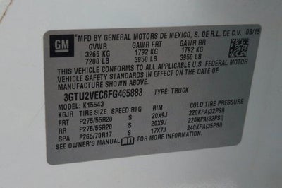 2015 GMC Sierra 1500 SLT
