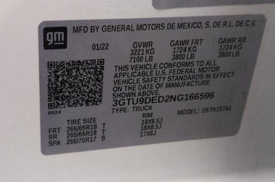 2022 GMC Sierra 1500 Limited SLT