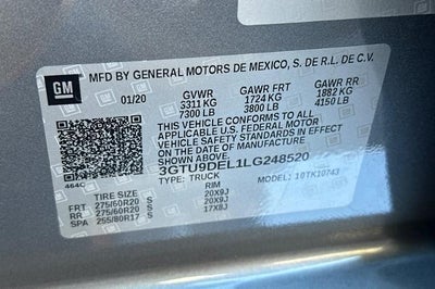 2020 GMC Sierra 1500 SLT