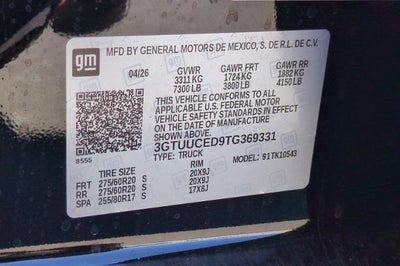 2026 GMC Sierra 1500 Elevation