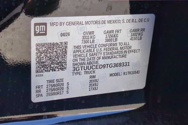 2026 GMC Sierra 1500 Elevation