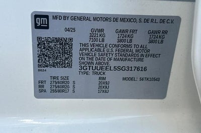 2025 GMC Sierra 1500 AT4