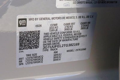 2026 GMC Sierra 1500 AT4X
