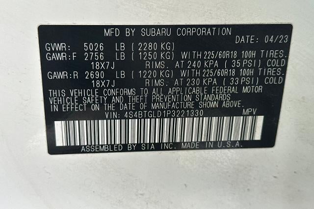 2023 Subaru Outback Onyx Edition XT