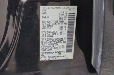 2012 Nissan Xterra Pro-4X