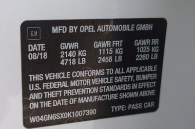 2019 Buick Regal Sportback Preferred II