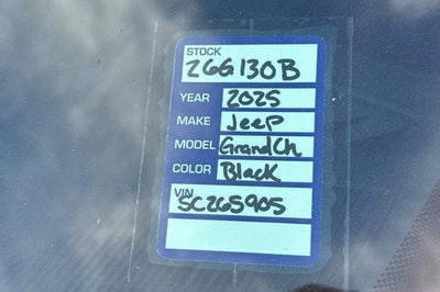 2025 Jeep Grand Cherokee Altitude X