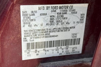2006 Ford Super Duty F-350 SRW XL