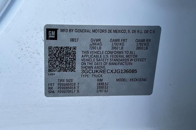 2018 Chevrolet Silverado 1500 LT