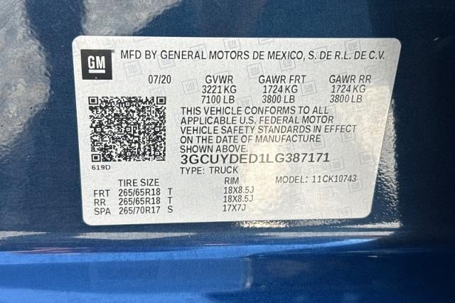 2020 Chevrolet Silverado 1500 LT