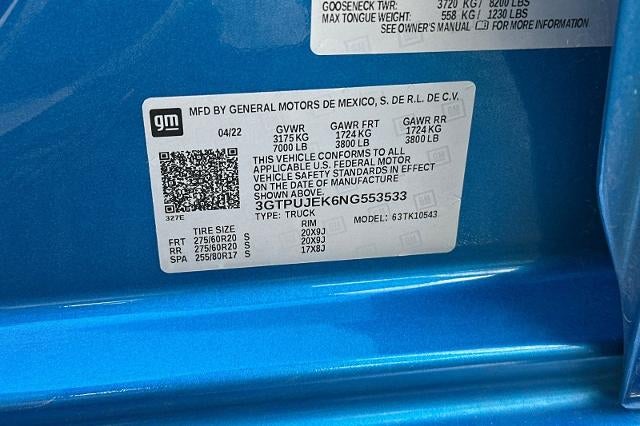 2022 GMC Sierra 1500 Elevation