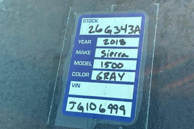 2018 GMC Sierra 1500 SLE