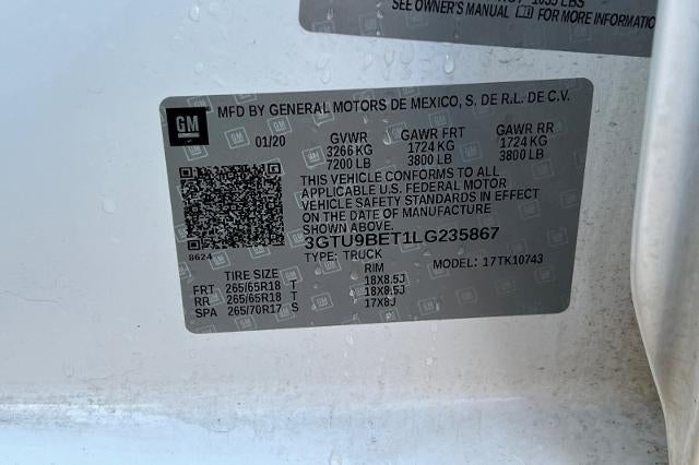 2020 GMC Sierra 1500 SLE