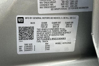 2025 GMC Sierra 1500 SLT