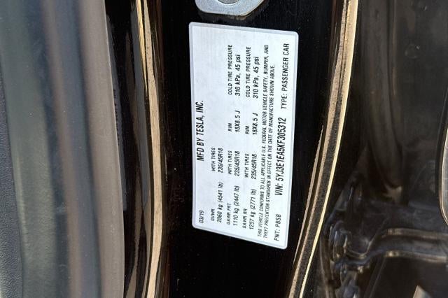 2019 Tesla Model 3 Mid Range