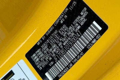 2026 Subaru BRZ Series.Yellow