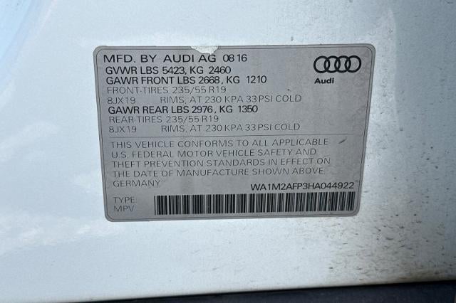 2017 Audi Q5 Premium Plus
