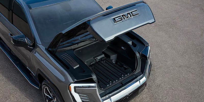 2025 GMC Sierra EV Denali front storage