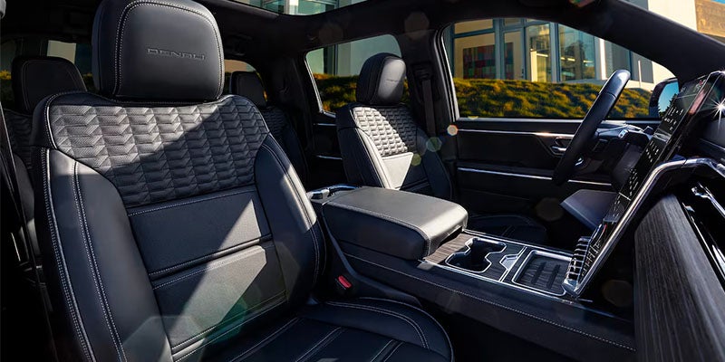 2025 GMC Sierra EV Denali interior front seats