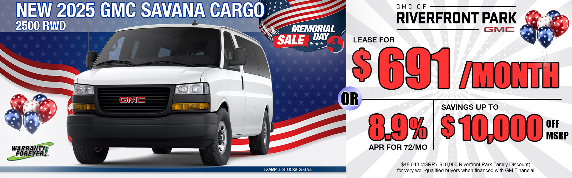 NEW 2025 GMC SAVANA CARGO | 2500
